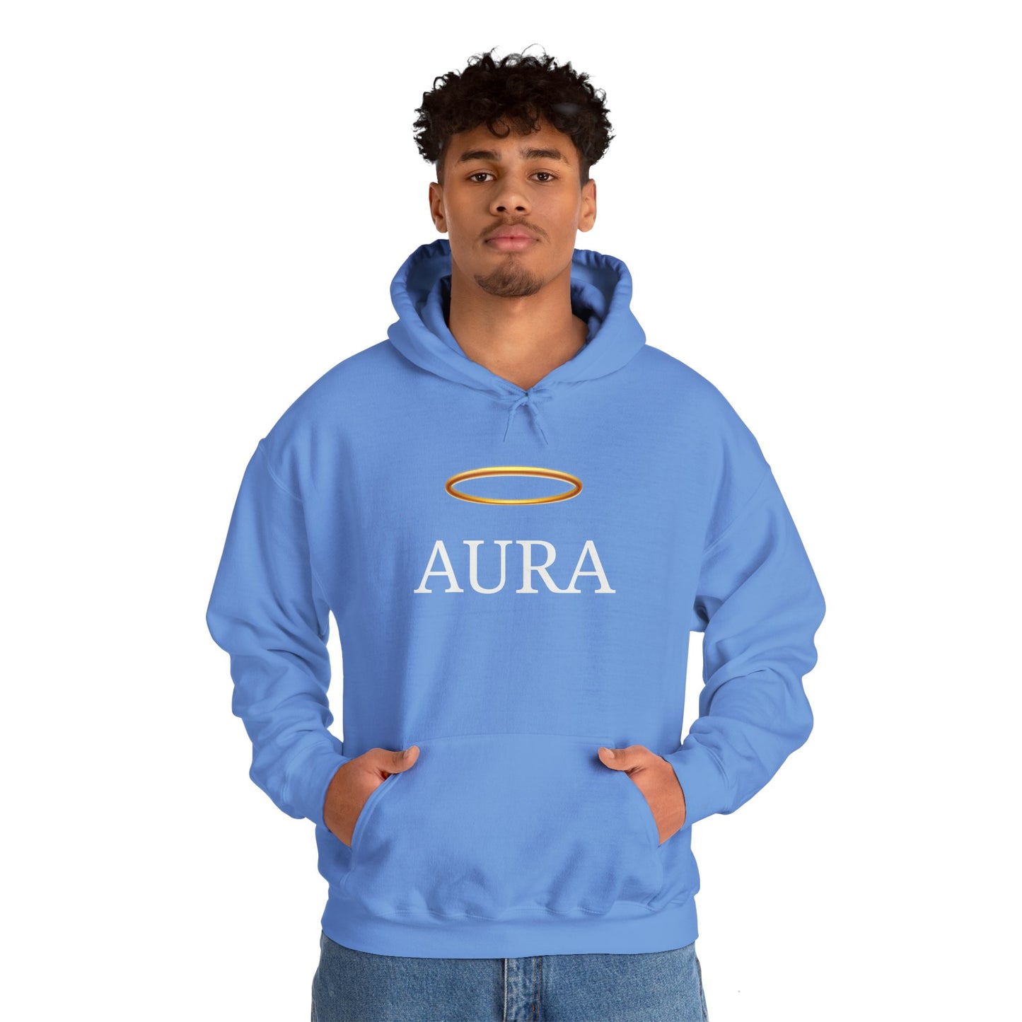 Customizable Aura Sweatshirt with White Aura Print