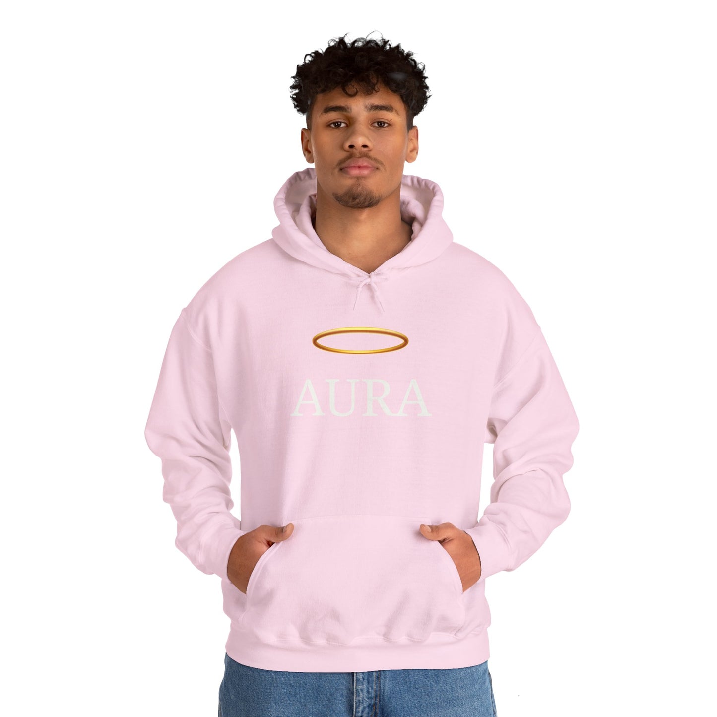 Customizable Aura Sweatshirt with White Aura Print
