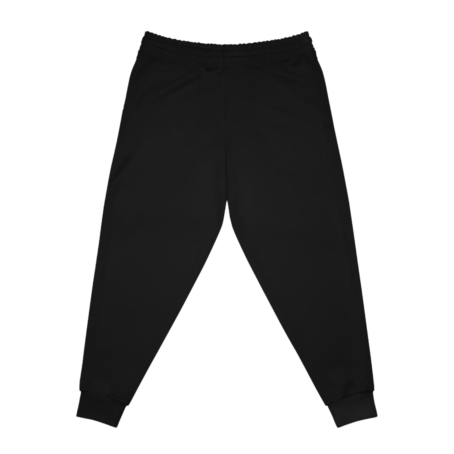 Black Aura Joggers with White Print