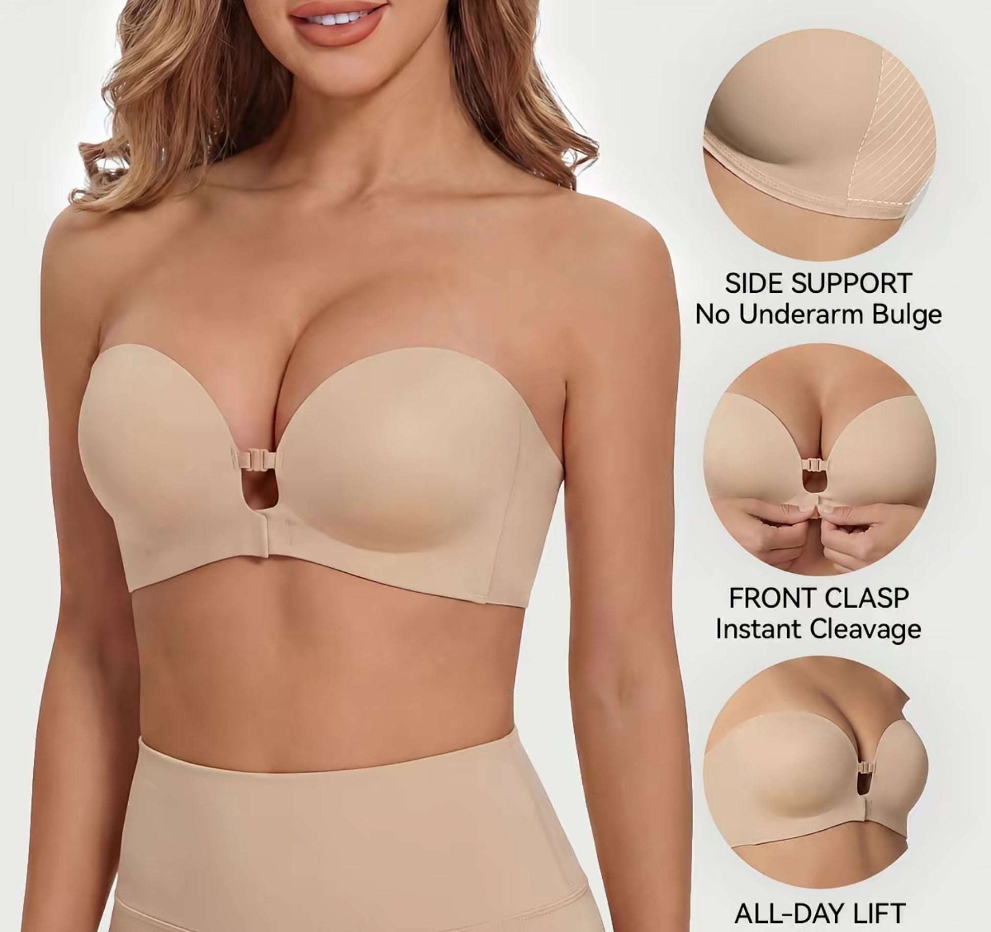 Invisible Comfort Strapless Bra