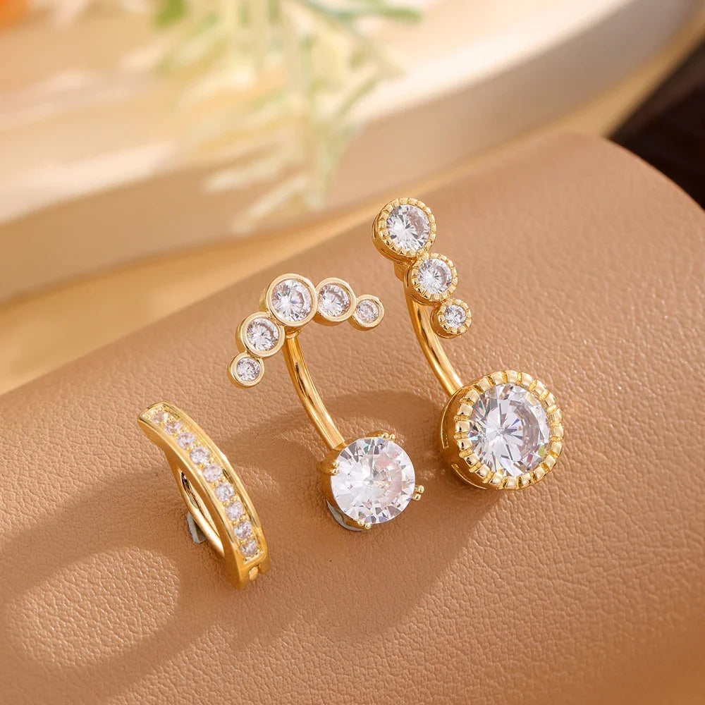 Belly Ring Set – Navel & Belly Button Rings Body Jewelry