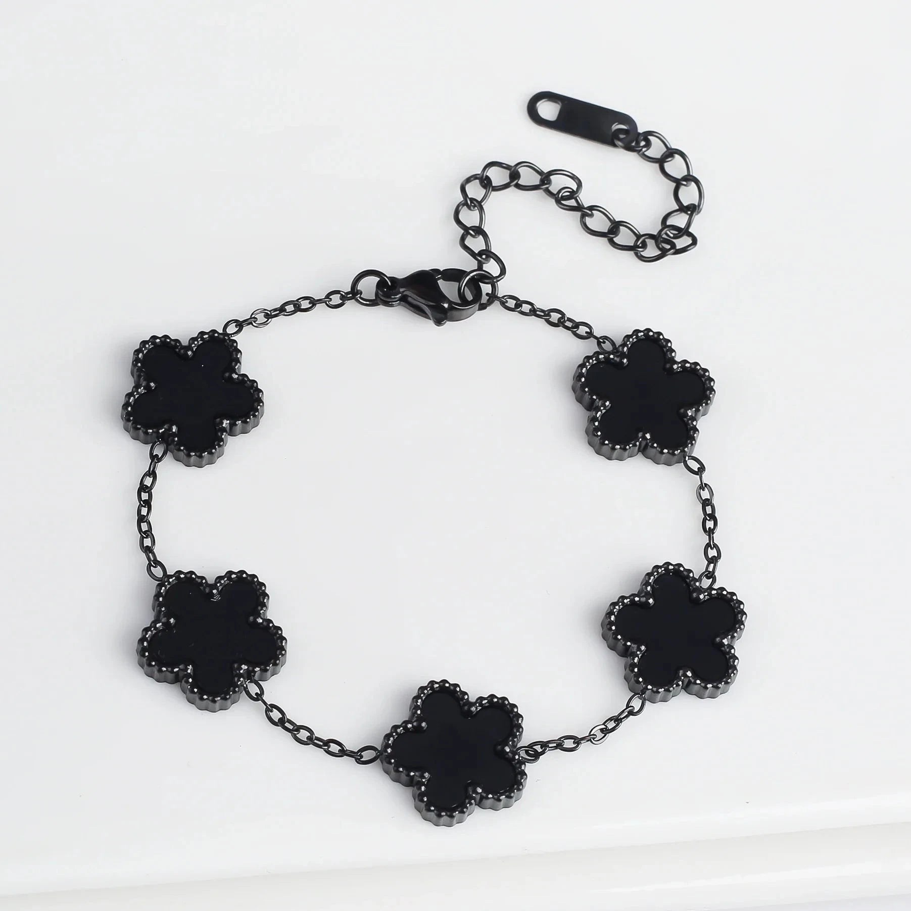 Amara Flower Stainless Steel Bracelet
