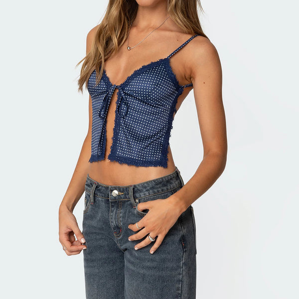 Stylish Dot Print Camisole