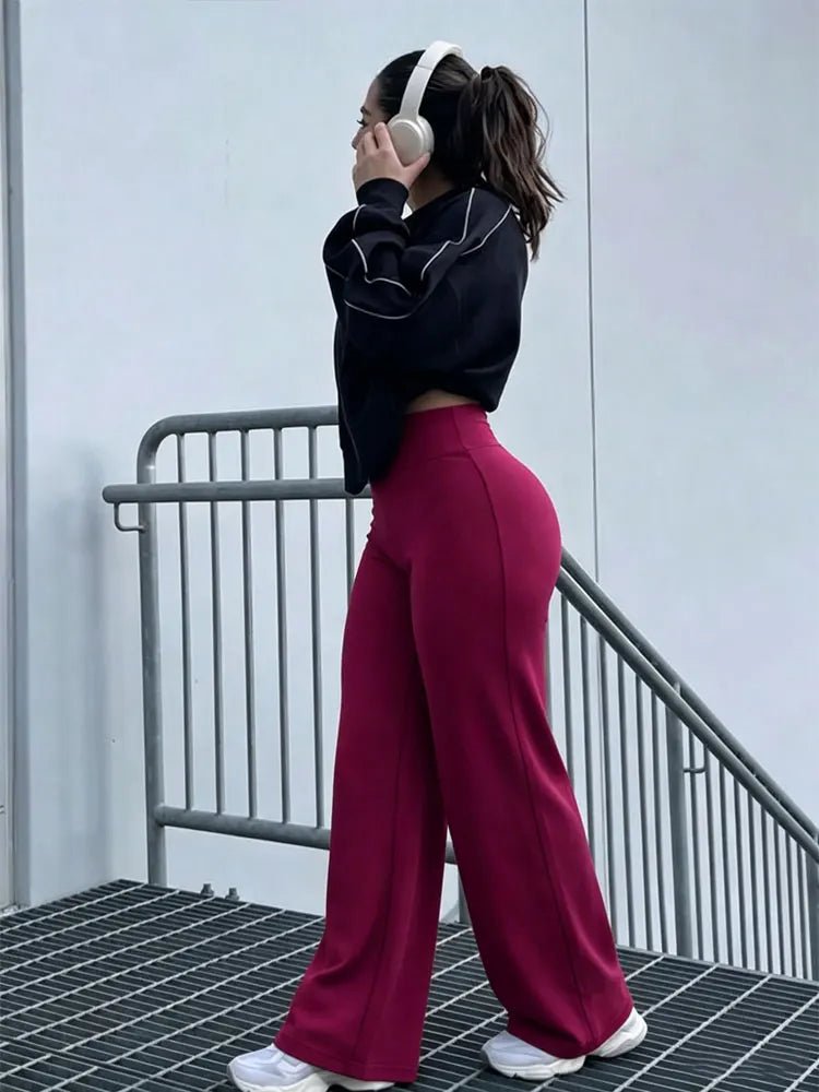 Buttery Wide-Leg Yoga Pants - Aura Apparel