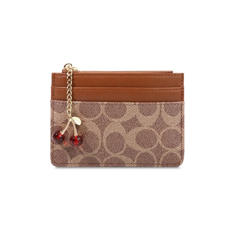Cherry Wallet Luxury Red - Aura Apparel