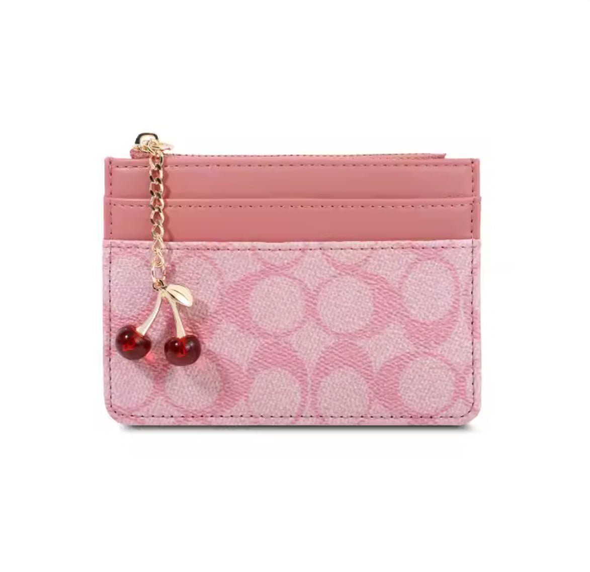 Cherry Wallet Luxury Red - Aura Apparel