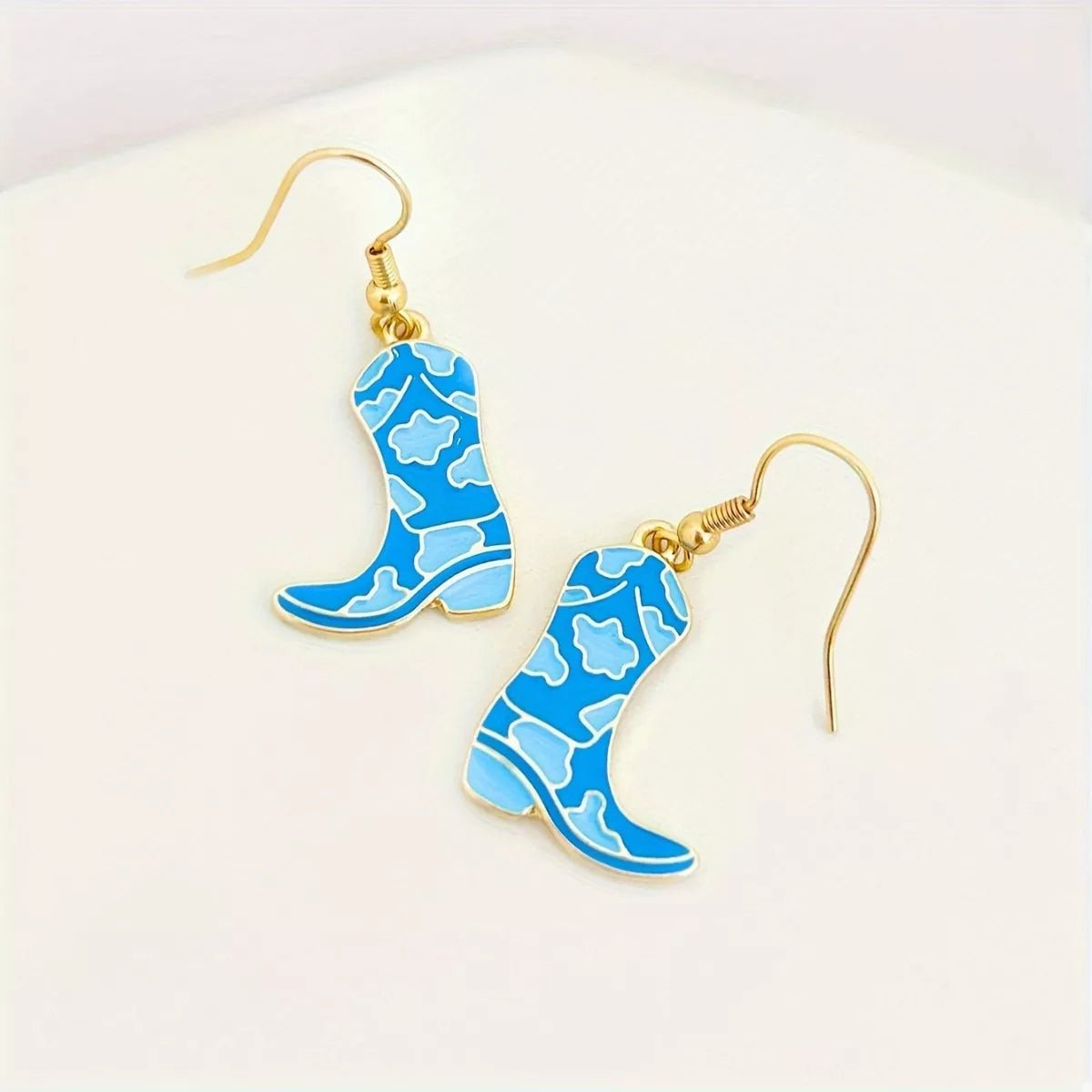 Cowgirl Boot Dangle Earrings - Aura Apparel