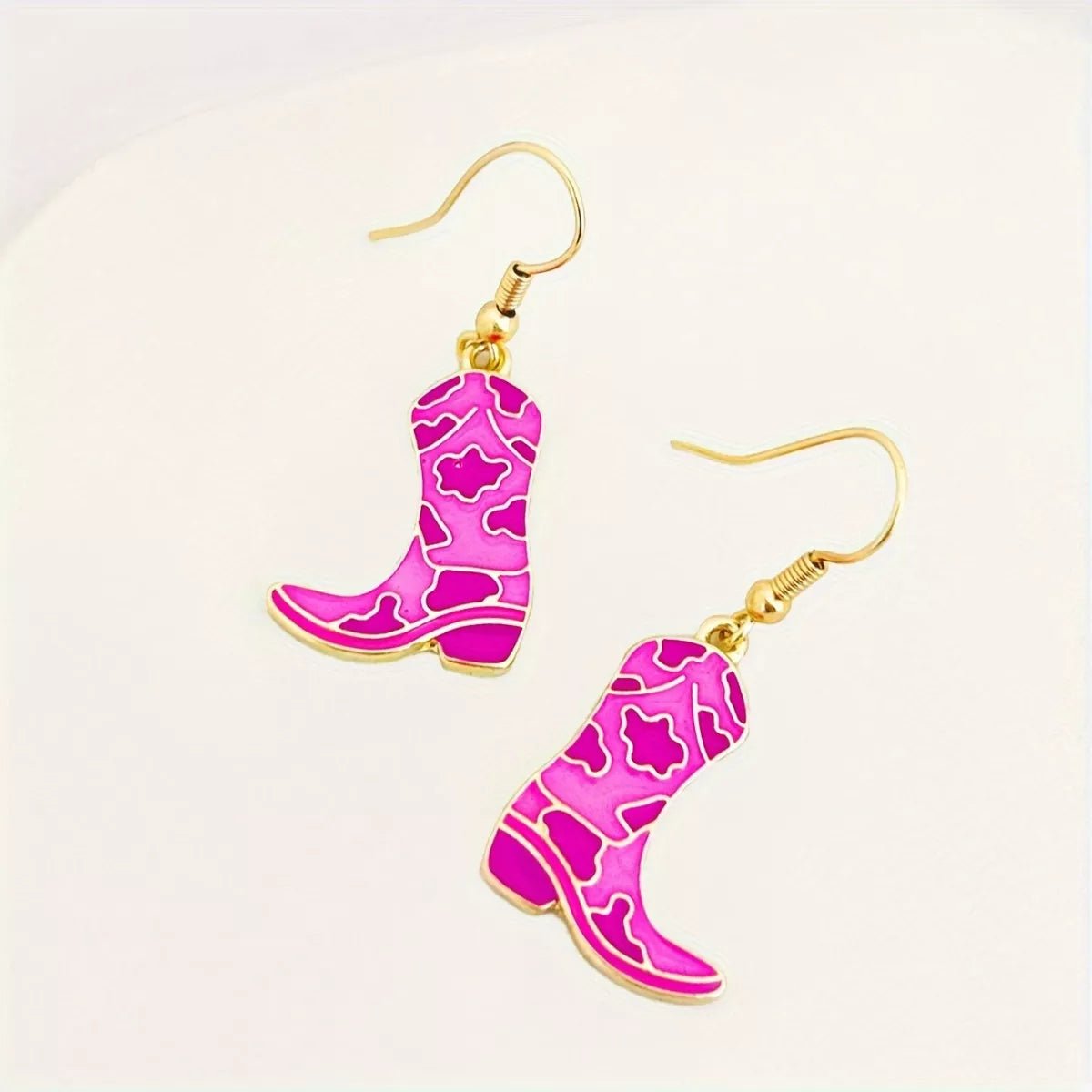 Cowgirl Boot Dangle Earrings - Aura Apparel