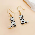 Cowgirl Boot Dangle Earrings - Aura Apparel