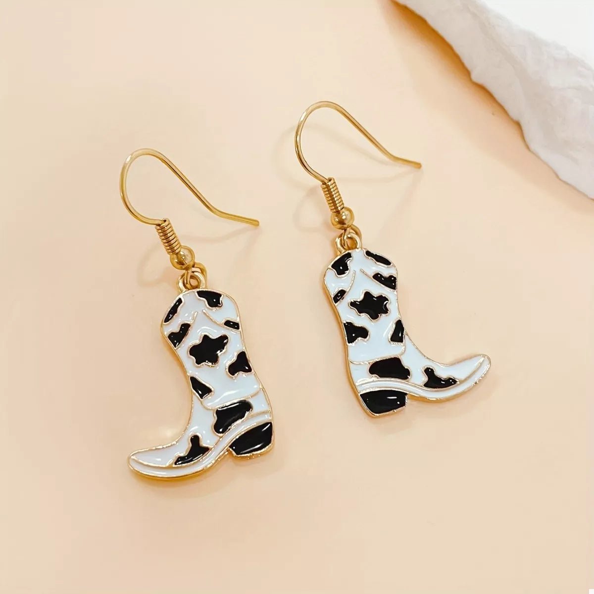 Cowgirl Boot Dangle Earrings - Aura Apparel