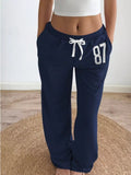 Drawstring Wide Leg Pants - Aura Apparel