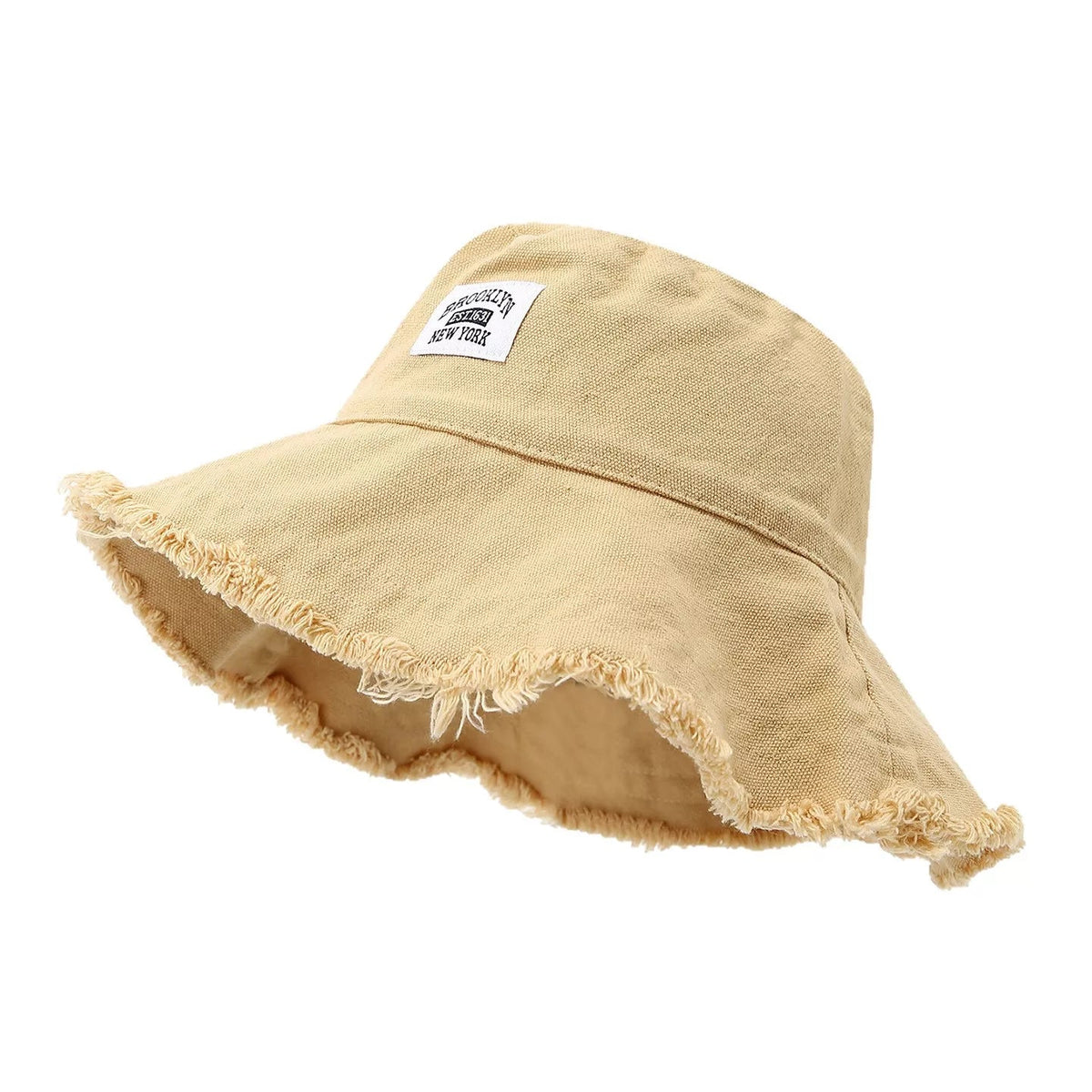 Frayed Hem Bucket Hat - Aura Apparel