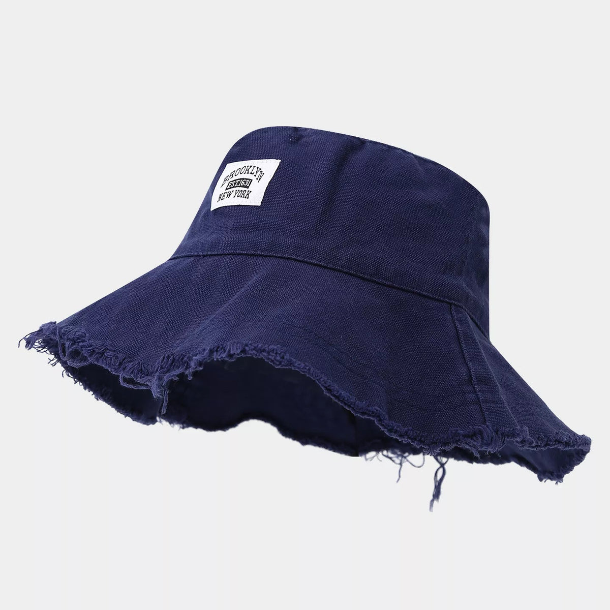 Frayed Hem Bucket Hat - Aura Apparel