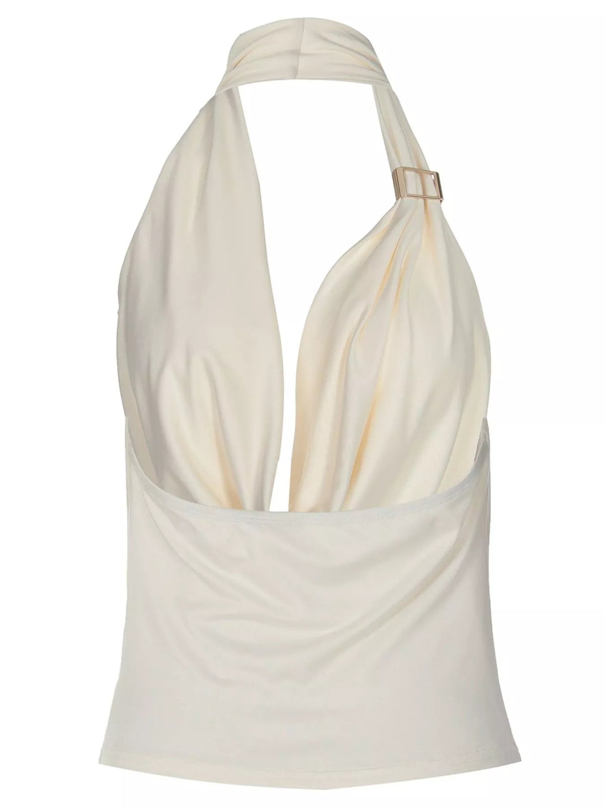Halter Neck Ruched Tank - Aura Apparel