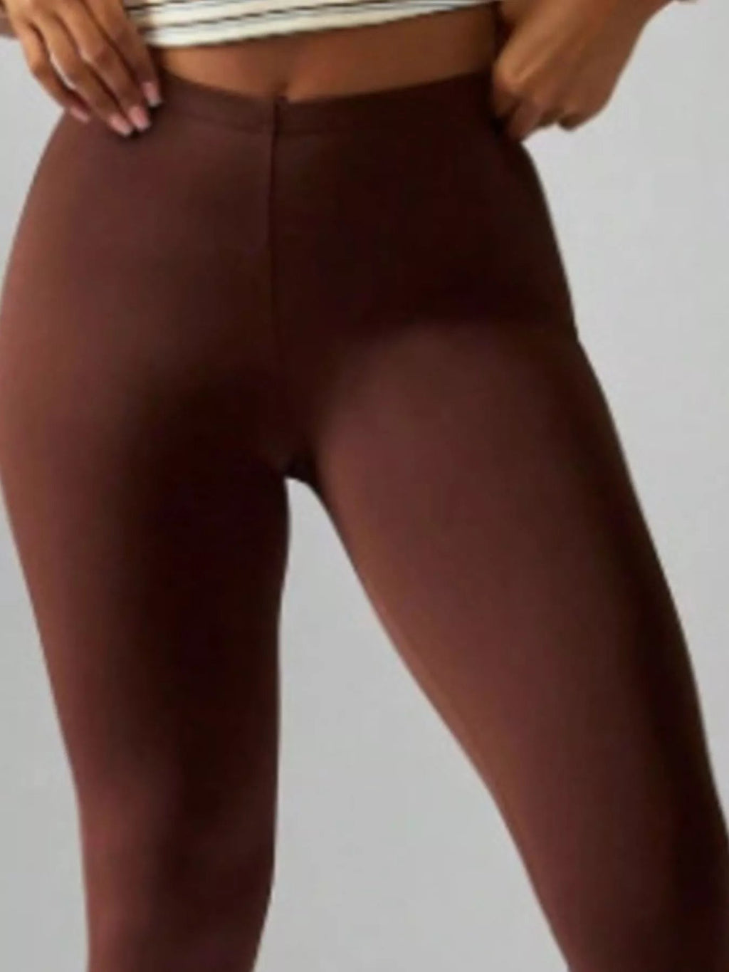 High-Waisted Active Capri Leggings - Aura Apparel