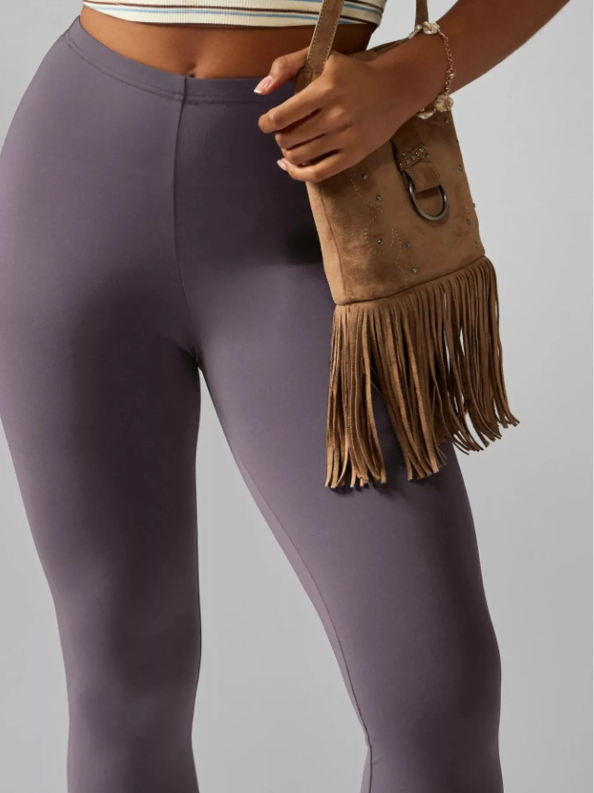 High-Waisted Active Capri Leggings - Aura Apparel
