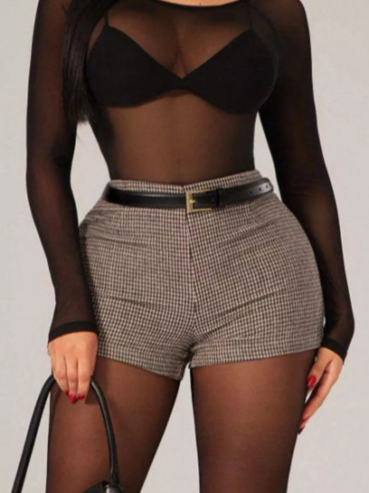 High-Waisted Shorts - Aura Apparel