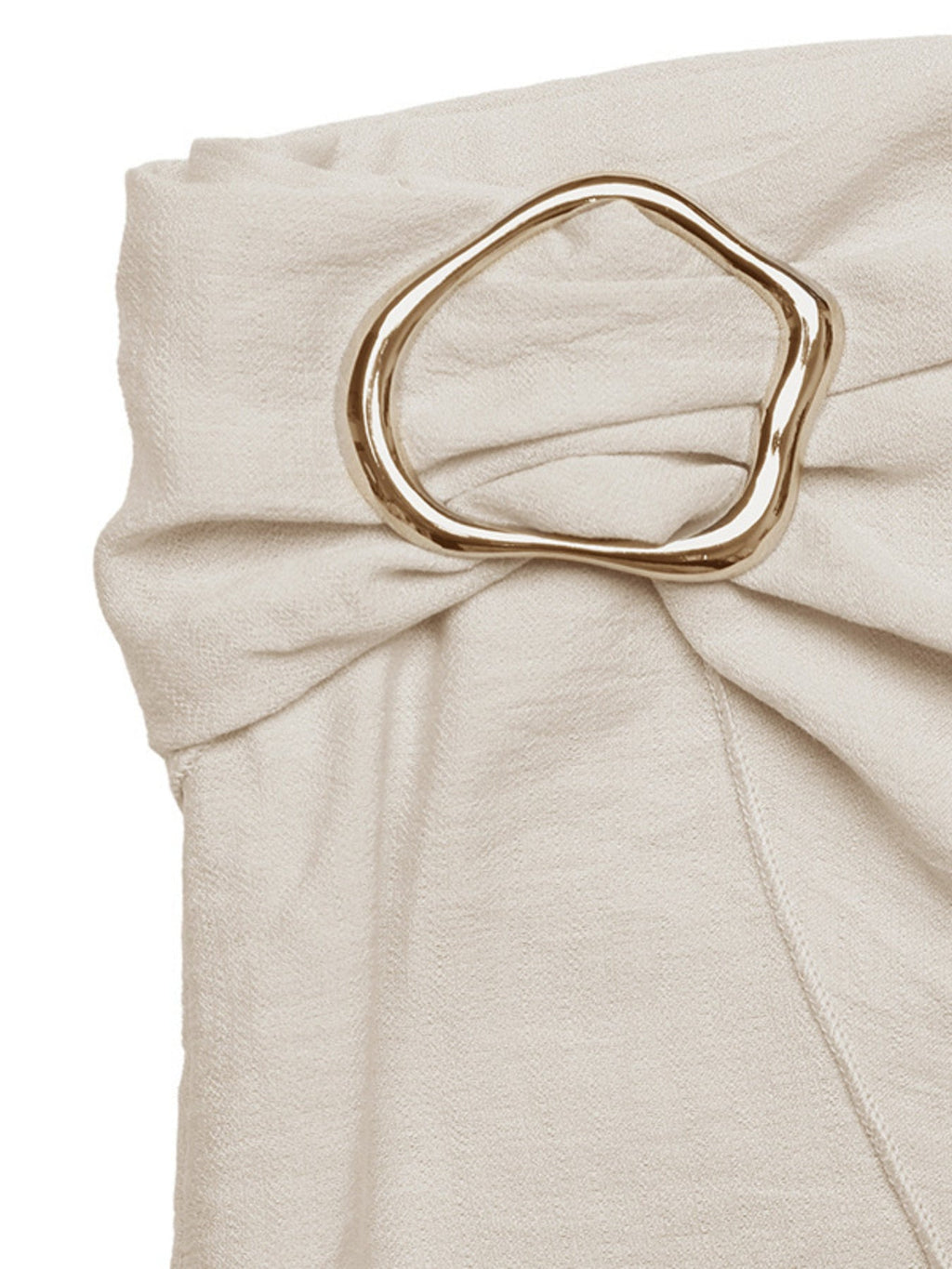 Knotted Buckle Mini Skirt - Aura Apparel