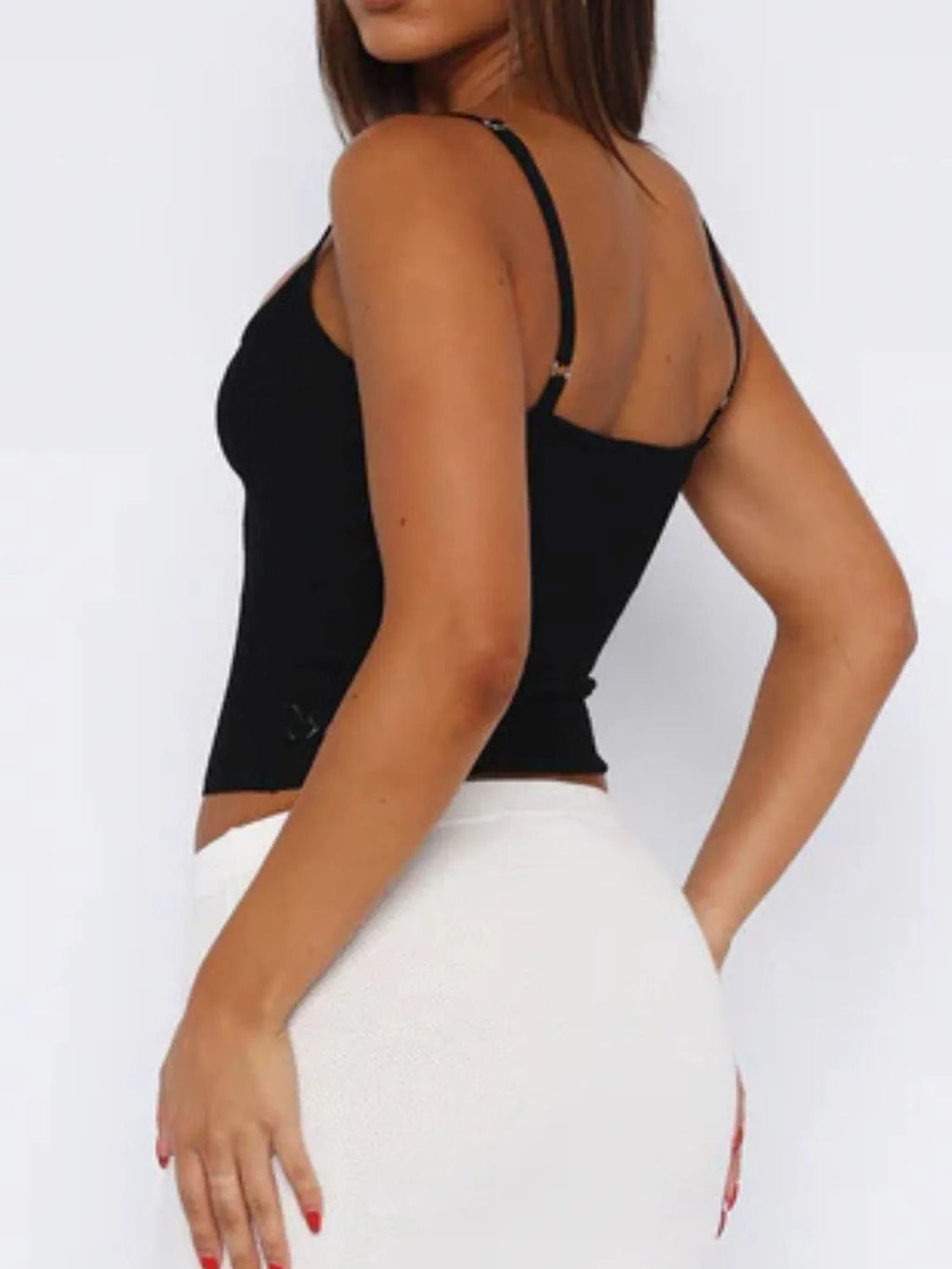 Lace Square Neck Cami - Aura Apparel