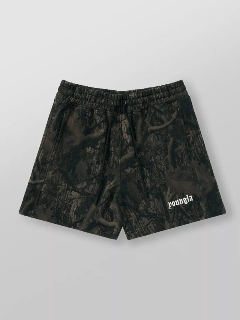 Men's Full Size Drawstring Shorts with Pockets Plus Size - Aura Apparel