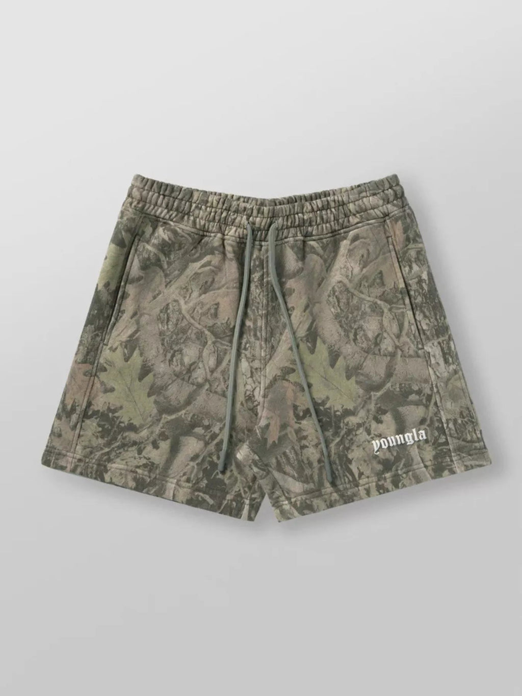 Men's Full Size Drawstring Shorts with Pockets Plus Size - Aura Apparel