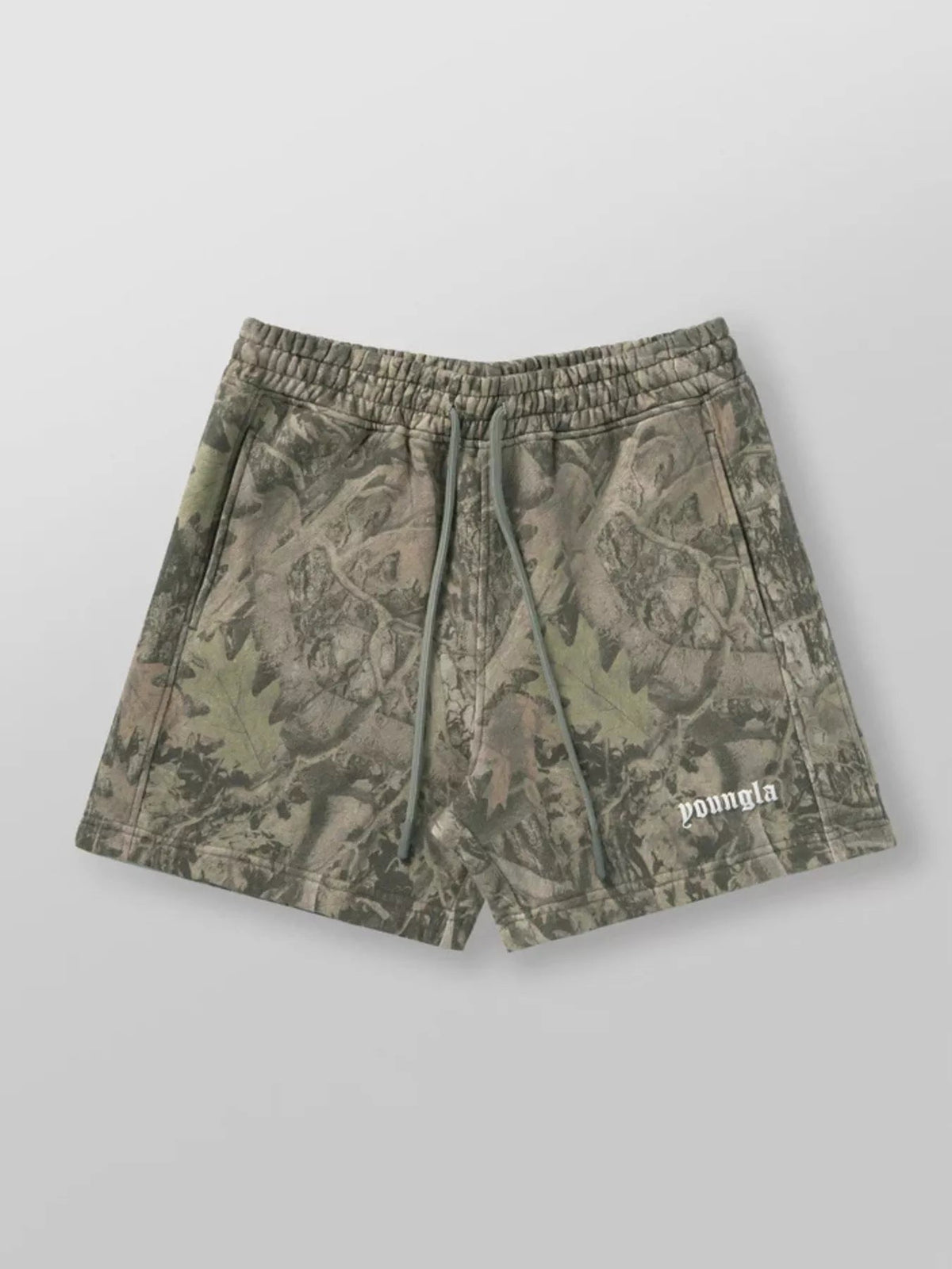 Men's Full Size Drawstring Shorts with Pockets Plus Size - Aura Apparel