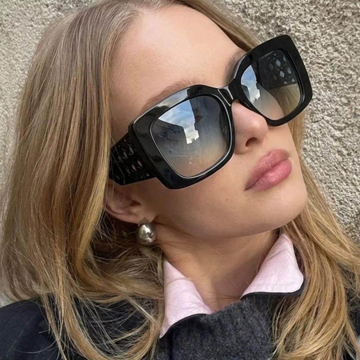 Oversized Square Sunglasses - Aura Apparel