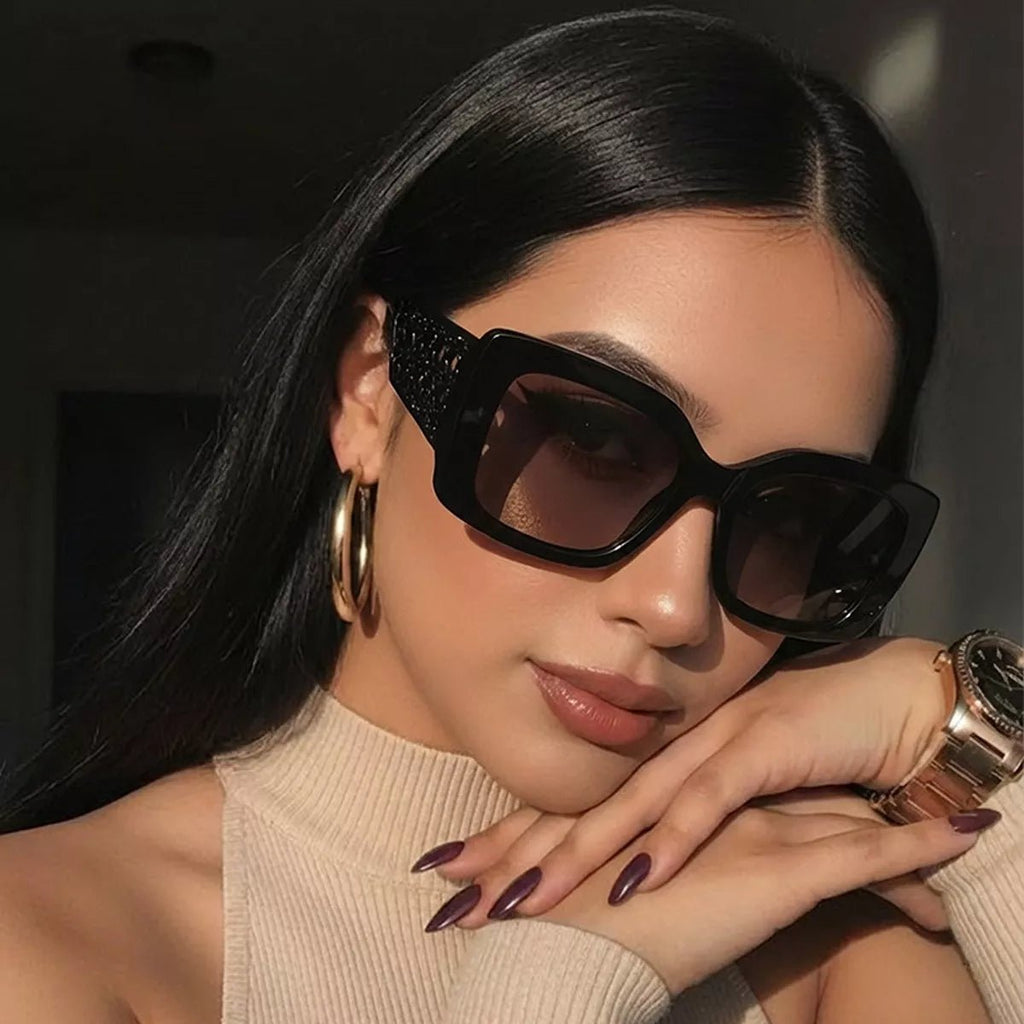 Oversized Square Sunglasses - Aura Apparel
