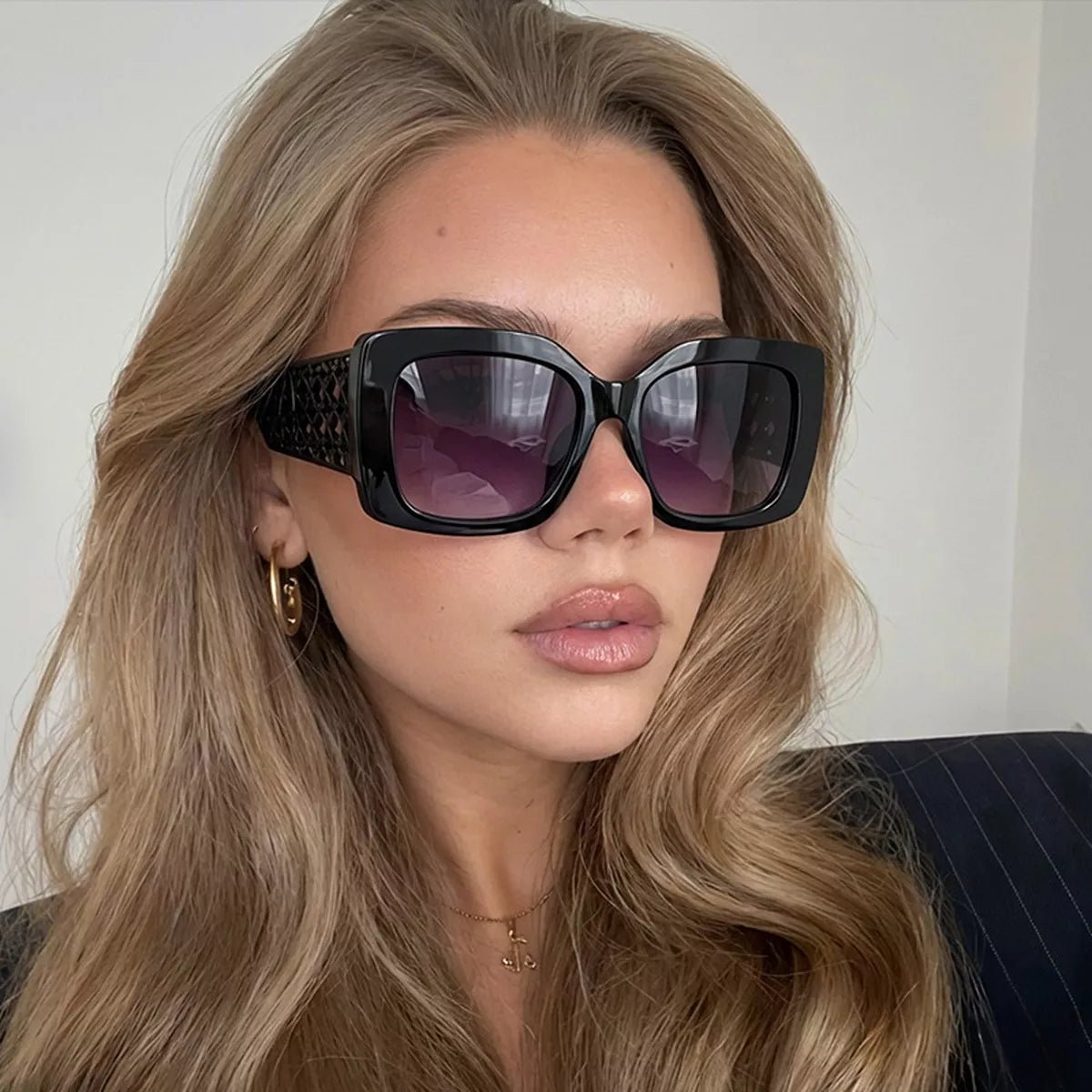 Oversized Square Sunglasses - Aura Apparel