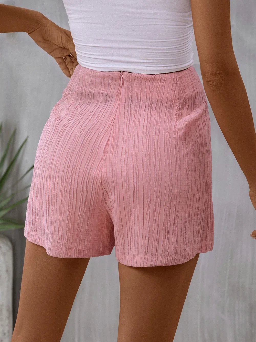 Perfee Tied High Waist Skort - Aura Apparel