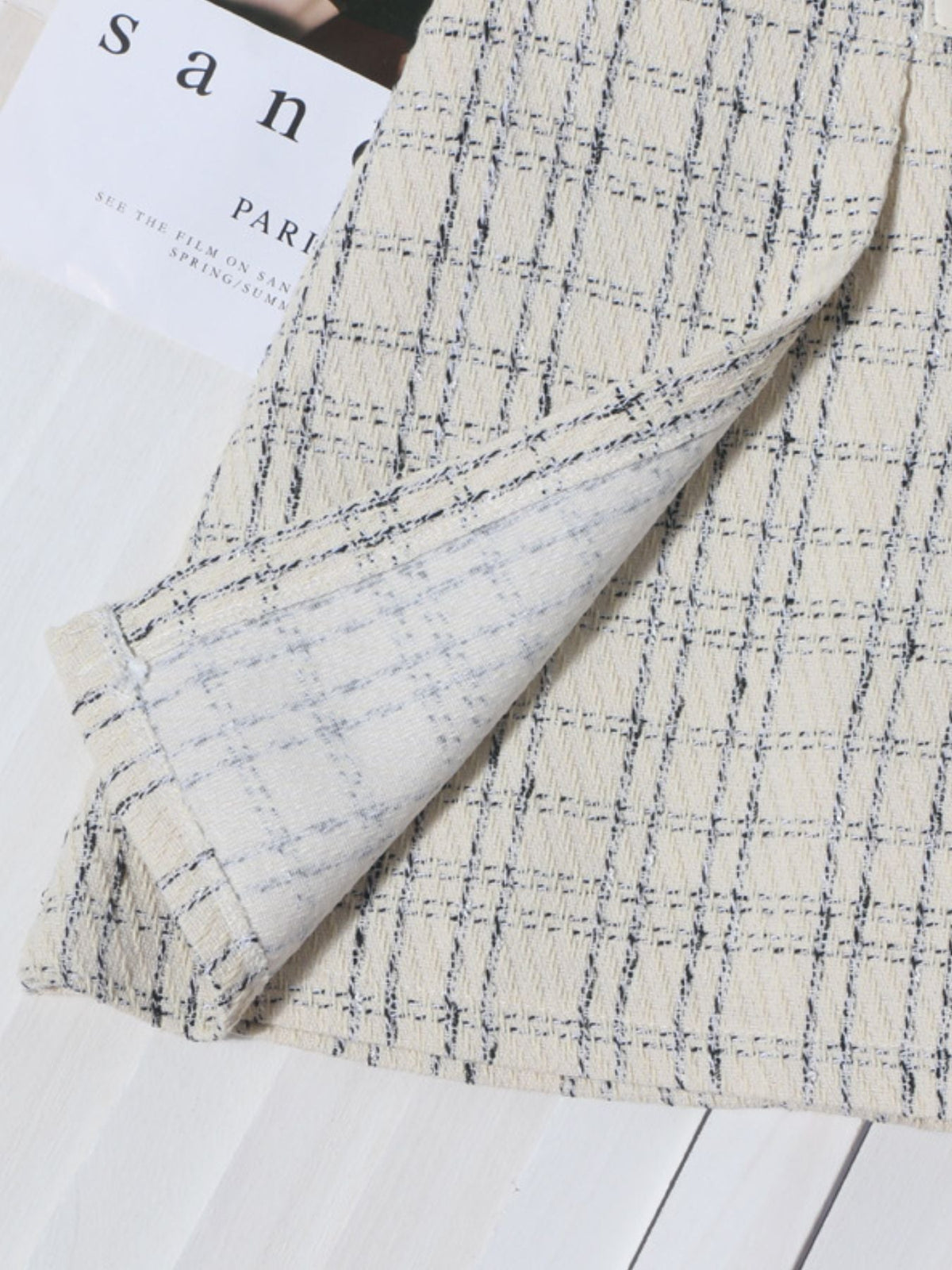 Pleated Plaid Mini Skirt - Aura Apparel