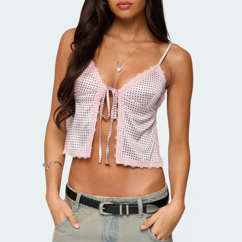 Polka Dot Cami Rachel - Aura Apparel