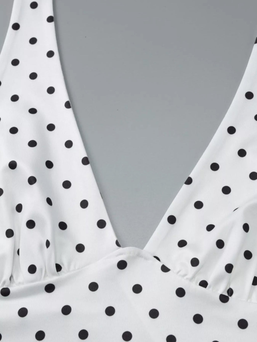Polka Dot Halter Neck Cami - Aura Apparel