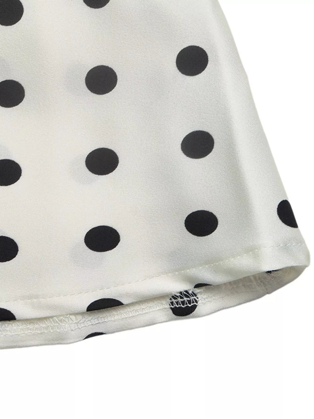 Polka Dot Midi Skirt - Aura Apparel