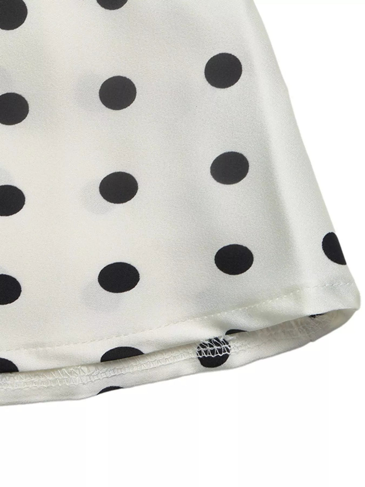 Polka Dot Midi Skirt - Aura Apparel