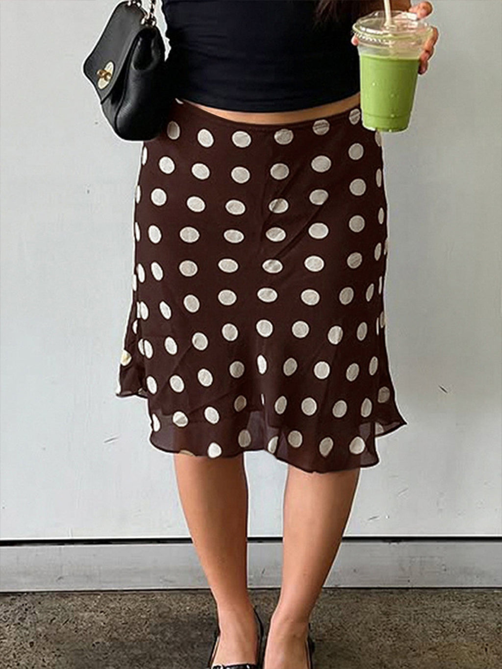 Polka Dot Skirt - Aura Apparel
