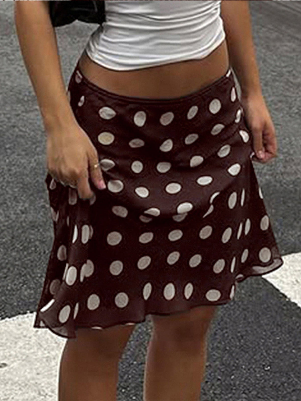 Polka Dot Skirt - Aura Apparel
