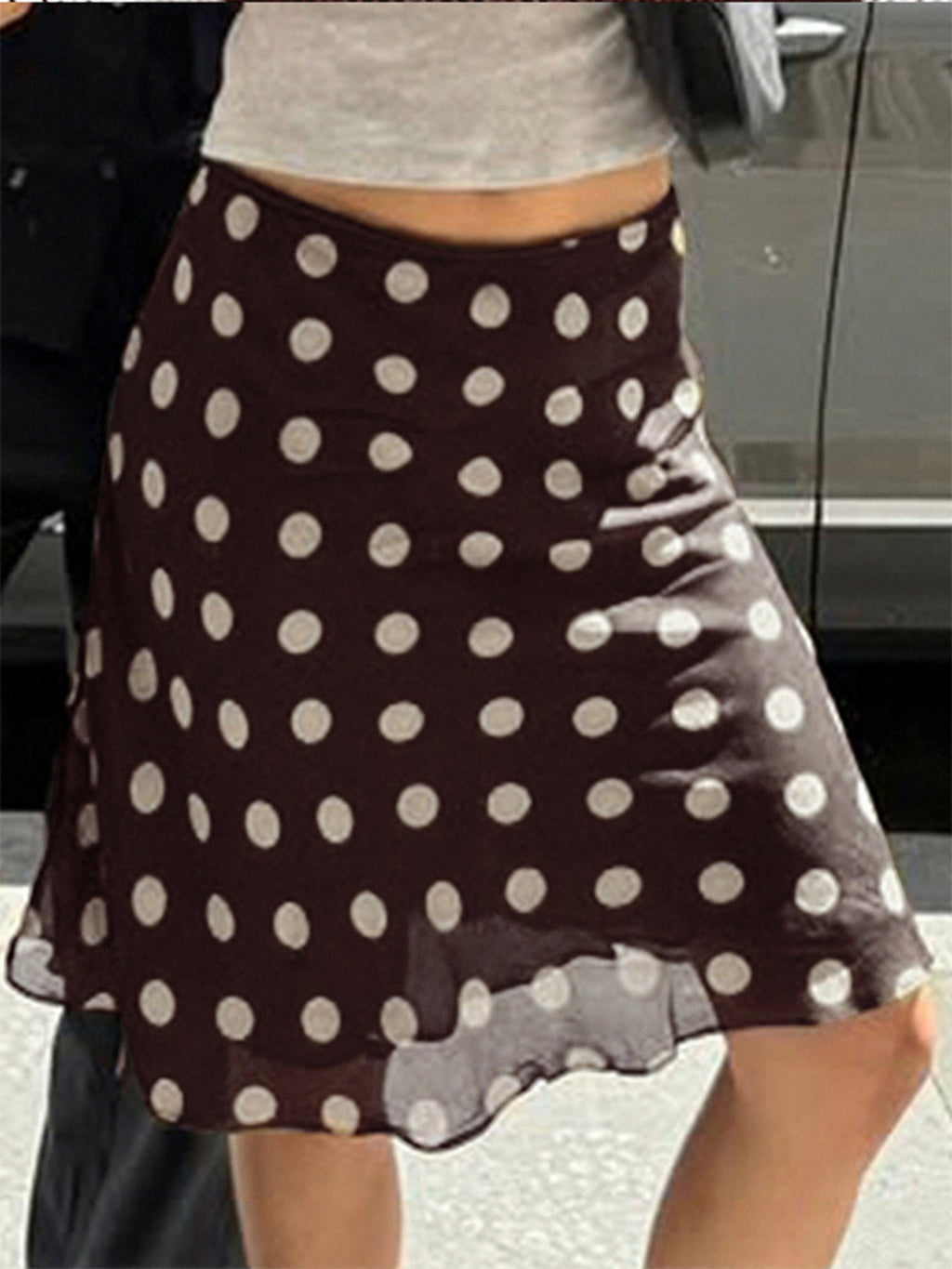 Polka Dot Skirt - Aura Apparel