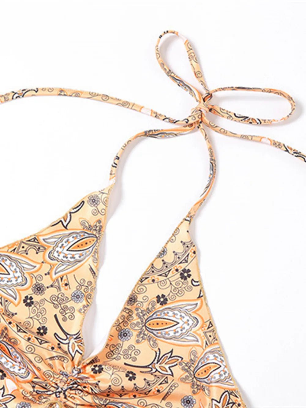 Printed Halter Neck Cami - Aura Apparel