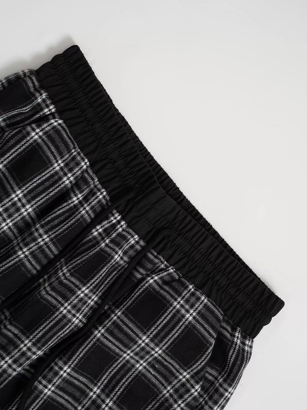Relaxed Fit Plaid Pants - Aura Apparel
