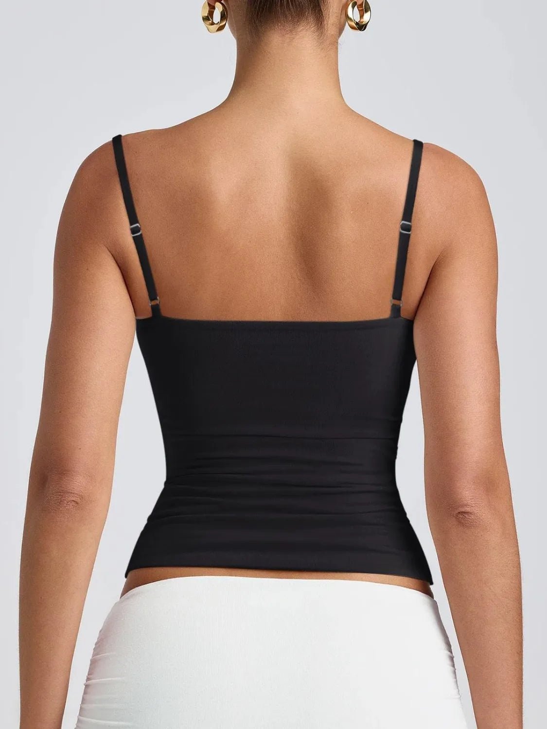 Scoop Neck Double Lined Cami - Aura Apparel
