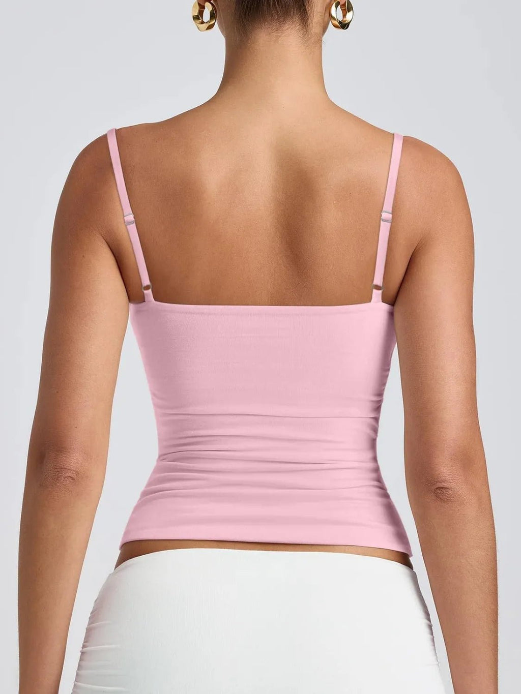 Scoop Neck Double Lined Cami - Aura Apparel