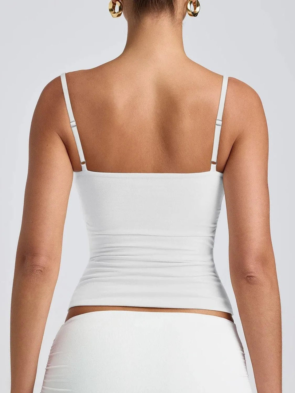 Scoop Neck Double Lined Cami - Aura Apparel