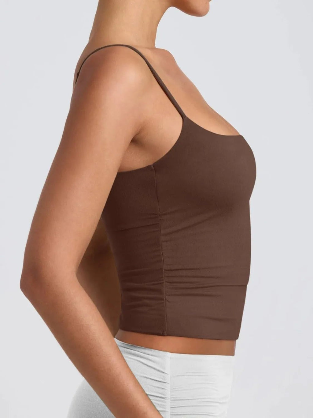 Scoop Neck Double Lined Cami - Aura Apparel