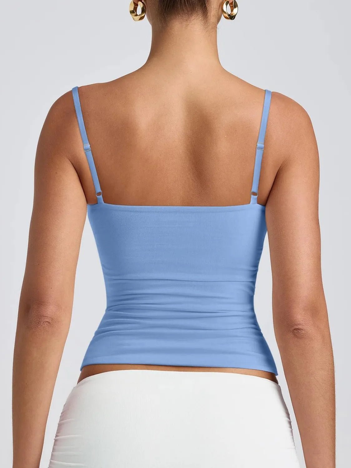 Scoop Neck Double Lined Cami - Aura Apparel