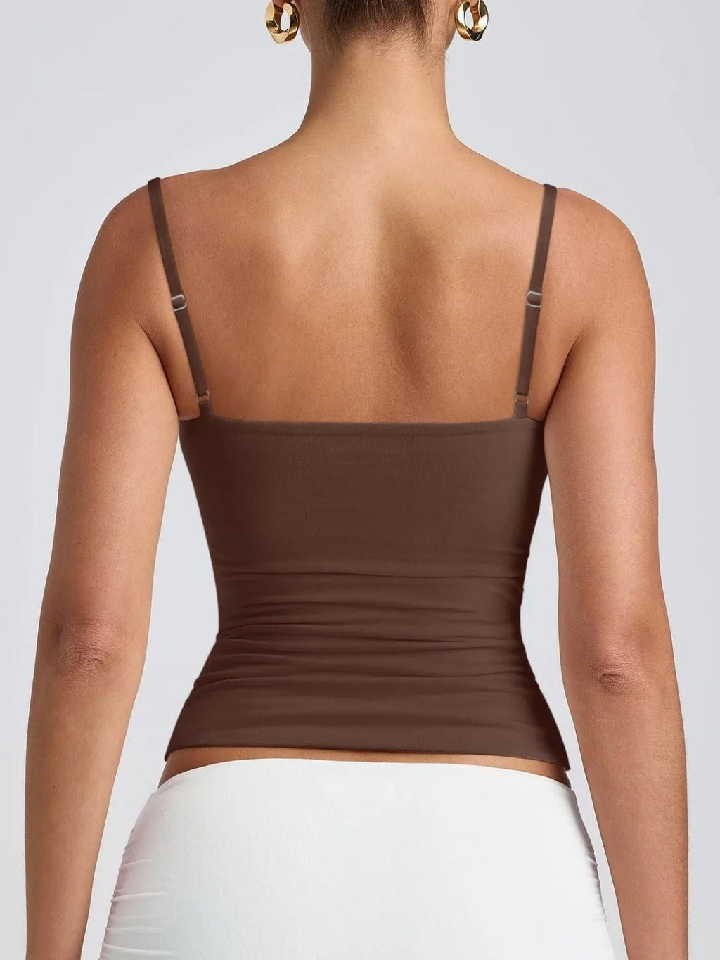 Scoop Neck Double Lined Cami - Aura Apparel