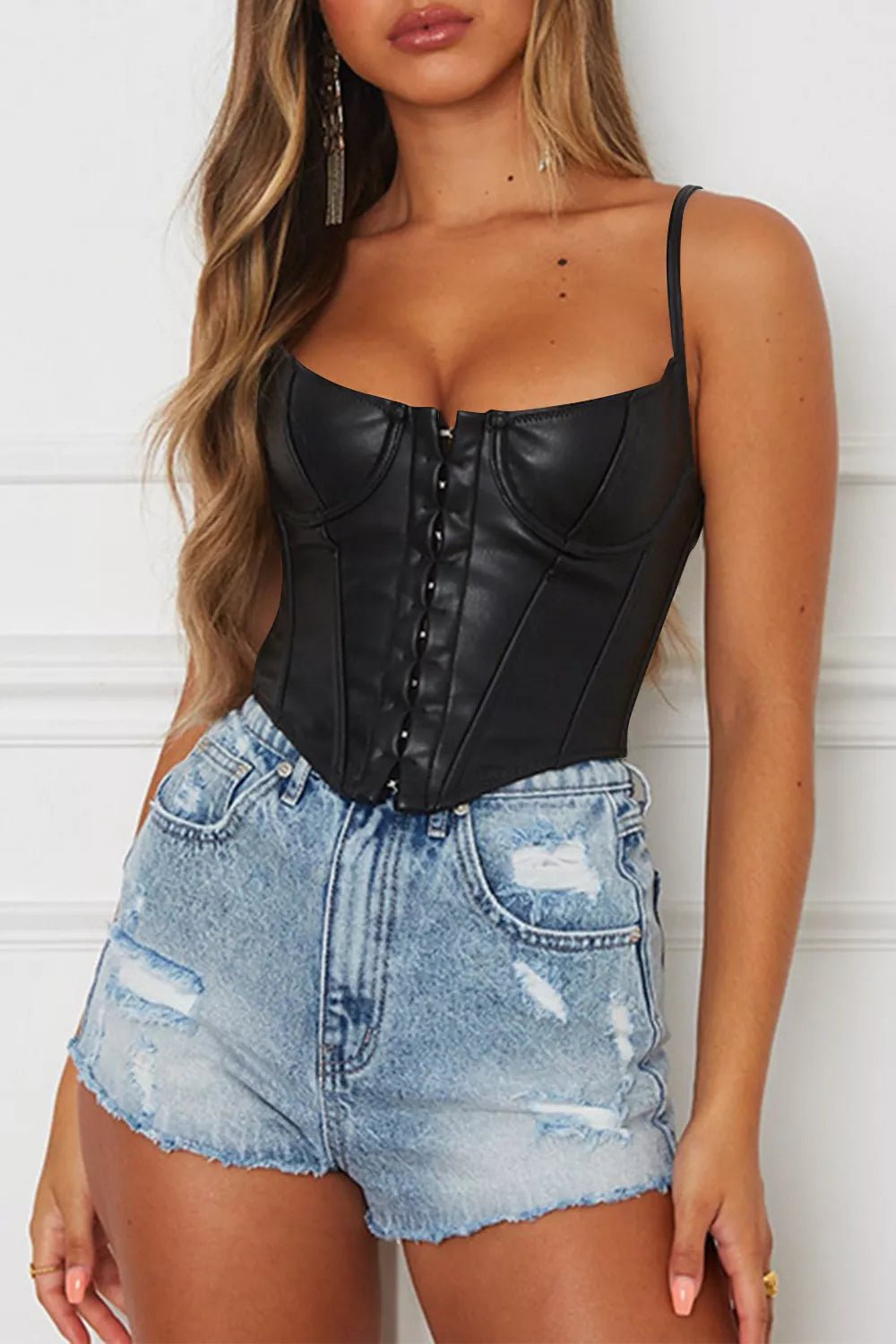 Scoop Neck Spaghetti Strap Cami - Aura Apparel