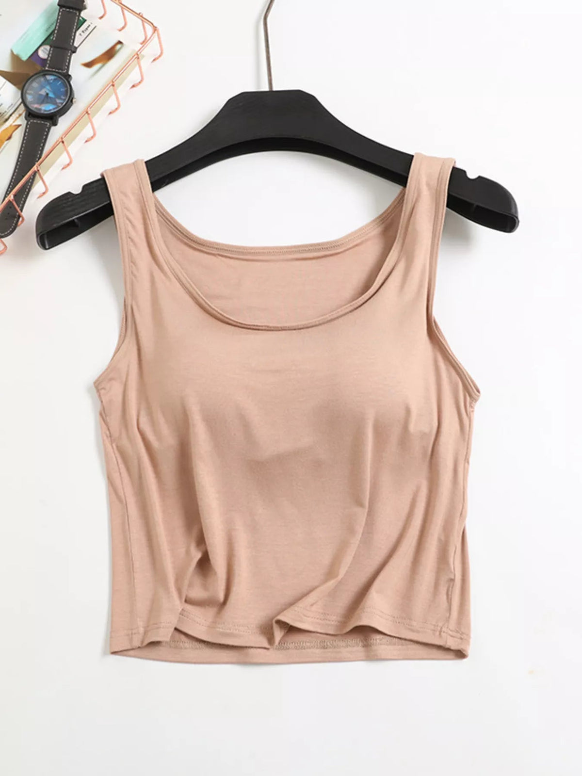 Seamless Double Lined Padded Tank - Aura Apparel