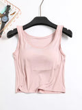 Seamless Double Lined Padded Tank - Aura Apparel