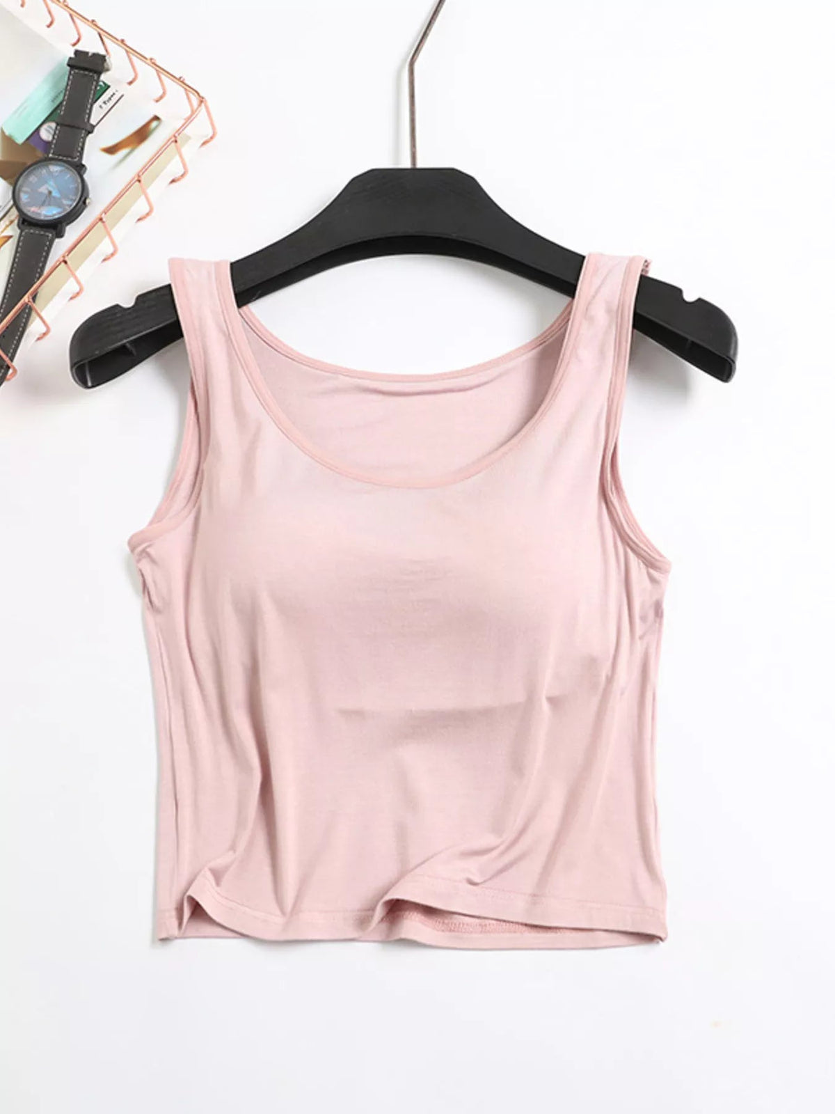 Seamless Double Lined Padded Tank - Aura Apparel